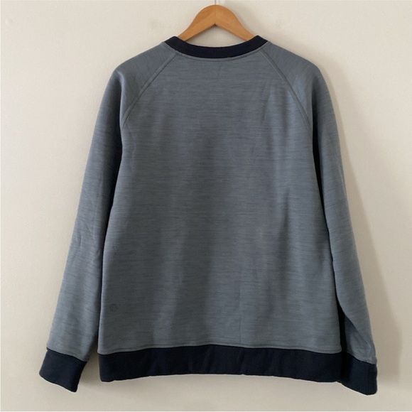Lululemon Mens Revolution Crew Performance Stretch Pullover Grey Size L - Picture 11 of 15